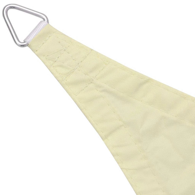 4m x 6m Rectangular Shade Sail, Cream