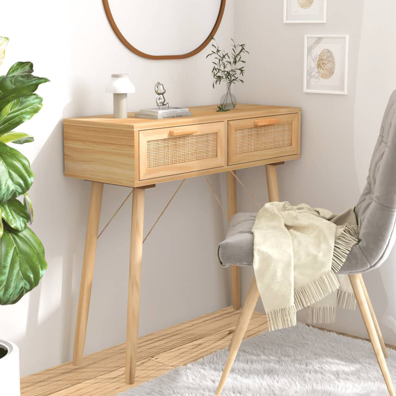 Zayan 80cm Console Table, Brown