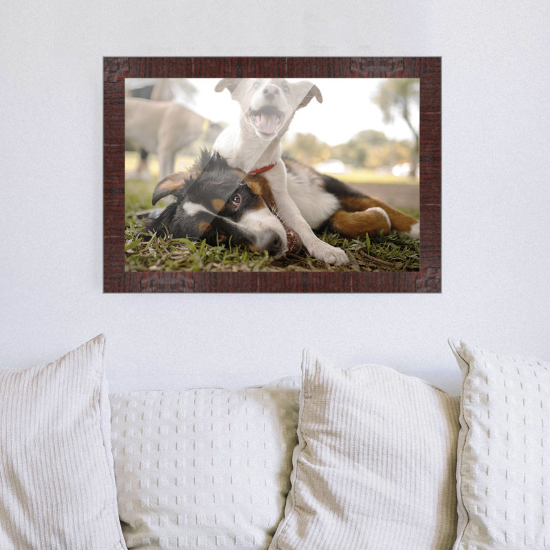Cadre photo en bois massif Kyliqueia, L 12 po x H 32 po