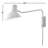 Swing Wall Light - Brushed Brass, Plug-in, Dimmer Switch-1256525444