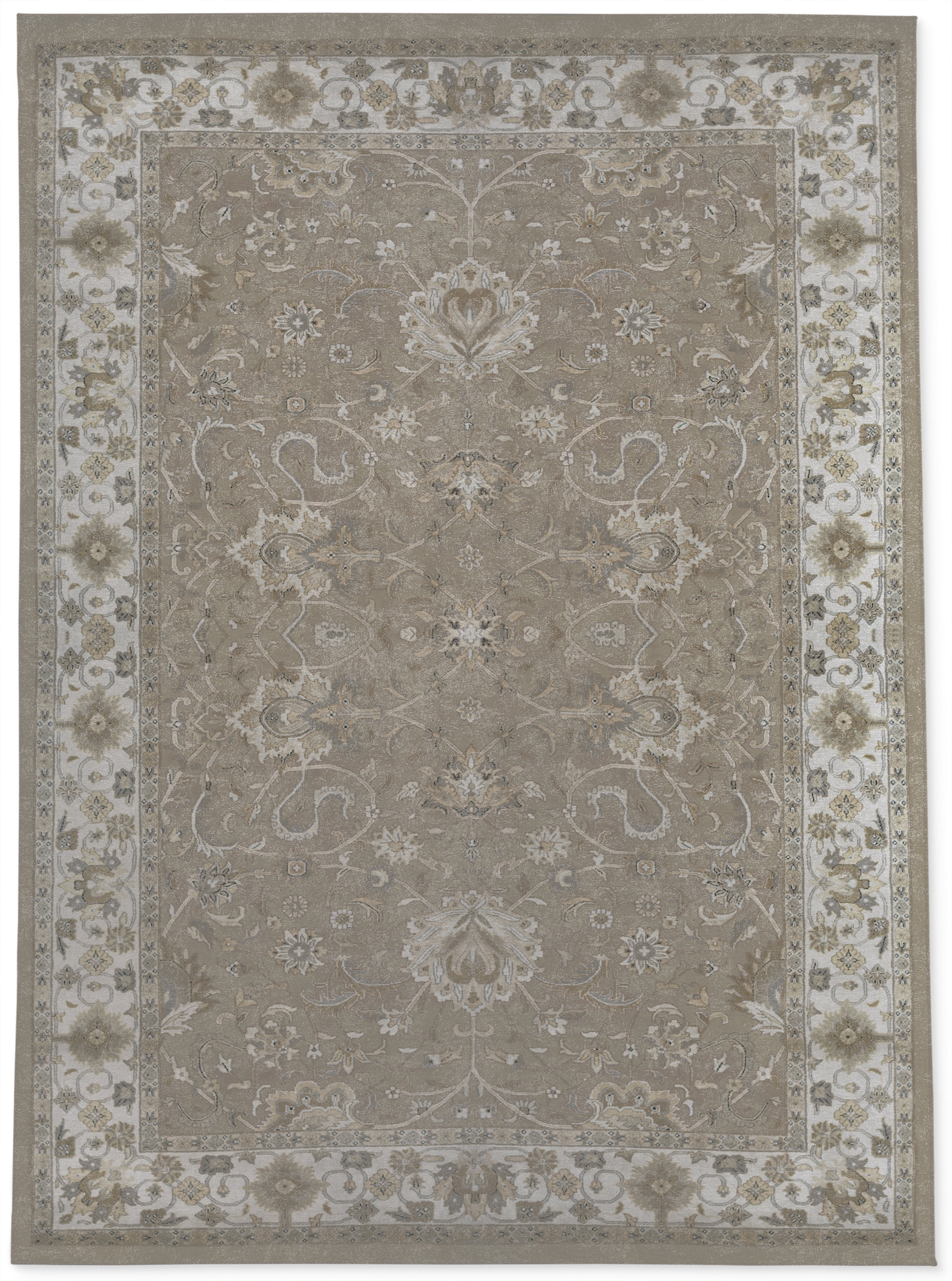 Canora Grey Herr Oriental Taupe Area Rug | Wayfair