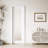 Frosted Glass 1-Lite Sliding Pocket Door White Standard Door with Hardware Kit Set-100041329