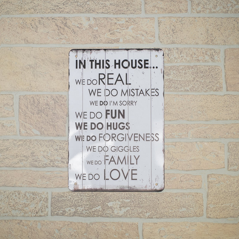 Art mural rétro maison de campagne We We Love Fun