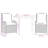 Garden Dining Set Gray, Black, Dark Gray-1317225315