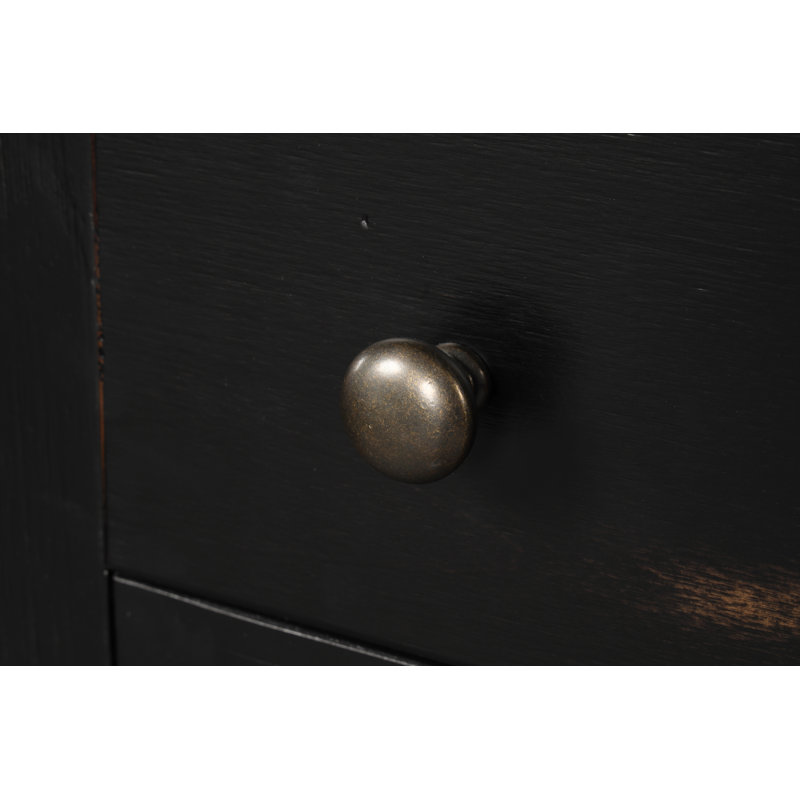 Commode 6 tiroirs Baguenaudiant, Noir