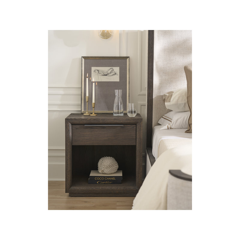 Modern 1 - Drawer Nightstand, Gray