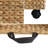 Adaline 18.11" Classic Farmhouse Handwoven Hyacinth Rectangular Underbed Storage Bin with Wheels and Handles-113468631