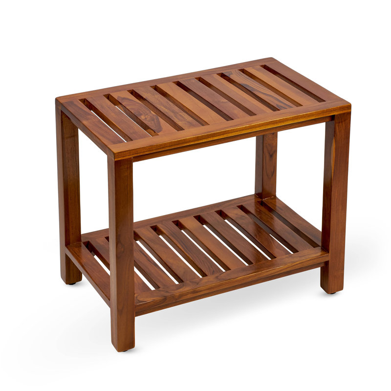 21'' W Teak Shower Bench