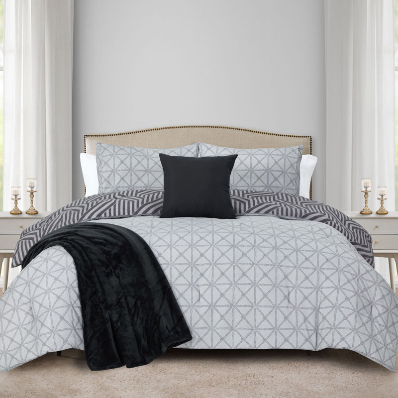 Cantrelle 5pc King Comforter Set, King