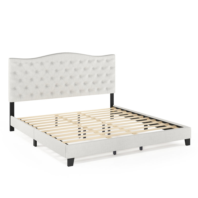 Marne Upholstered Platform Bed, King