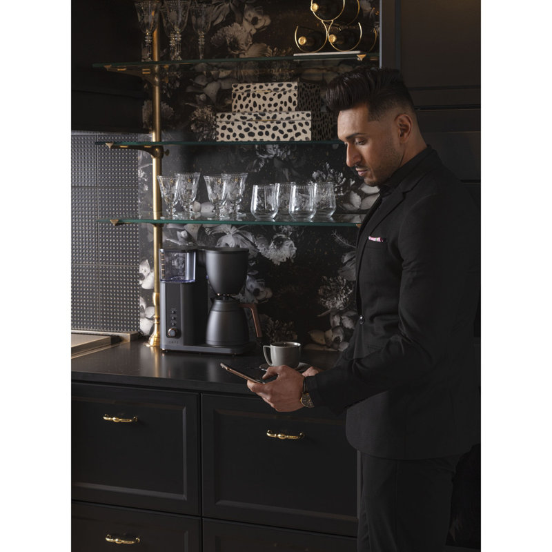Café Specialty Drip Coffee Maker with Thermal Carafe, Matte Black