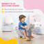 Fauteuil à bascule, chaise berçante pour bébé, cheval à bascule, éléphant, chaise berçante pour enfant avec ceinture de sécurité en bois