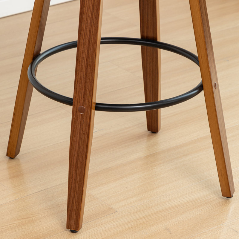 Ensemble de 2 tabourets de bar Valerie, Brun, Tabouret de bar (siège d'une hauteur de 30,31 po)