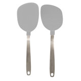 Tovolo Jumbo Nylon Flex Turner, Oversized Pancake Turner, Flexible Kitchen Spatula For Non-Stick Cookware, Scratch-Resistant Nylon Kitchen Utensil For Cooking & Flipping Eggs