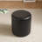 11.8In Small Round Faux Leather Upholstered Ottoman-117626317