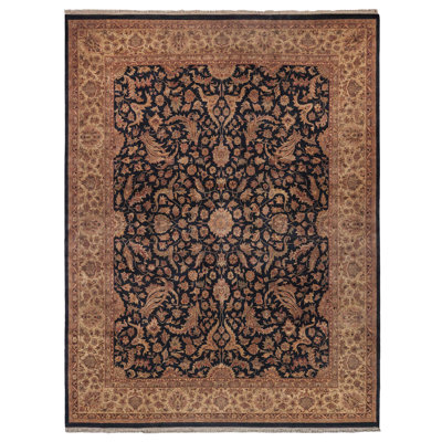 Moghul One-of-a-Kind 14'2" X 18'2" Hand Knotted Area Rug