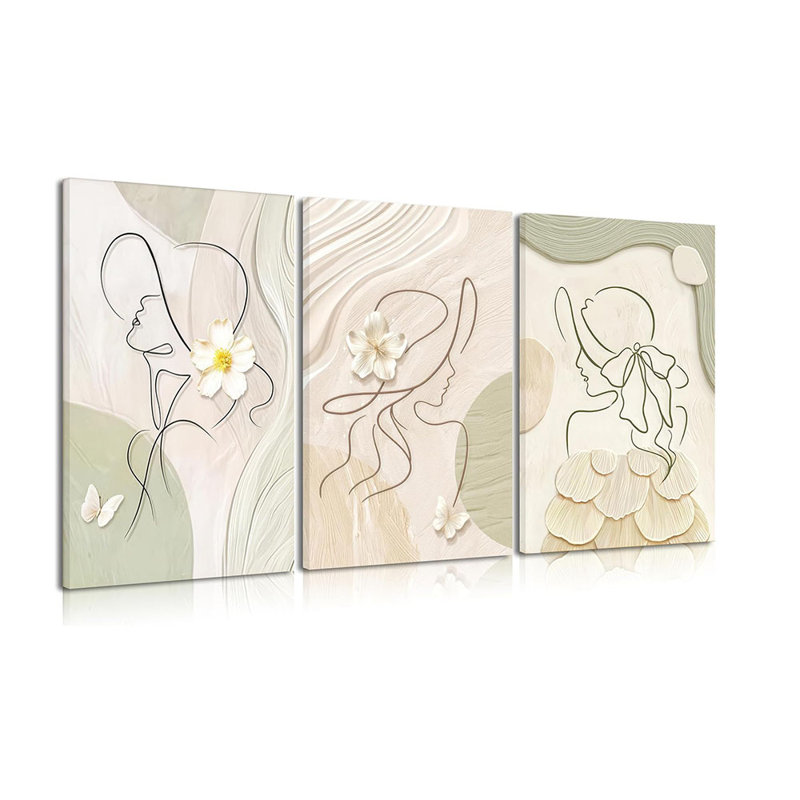 3 Piece Wrapped Canvas Set