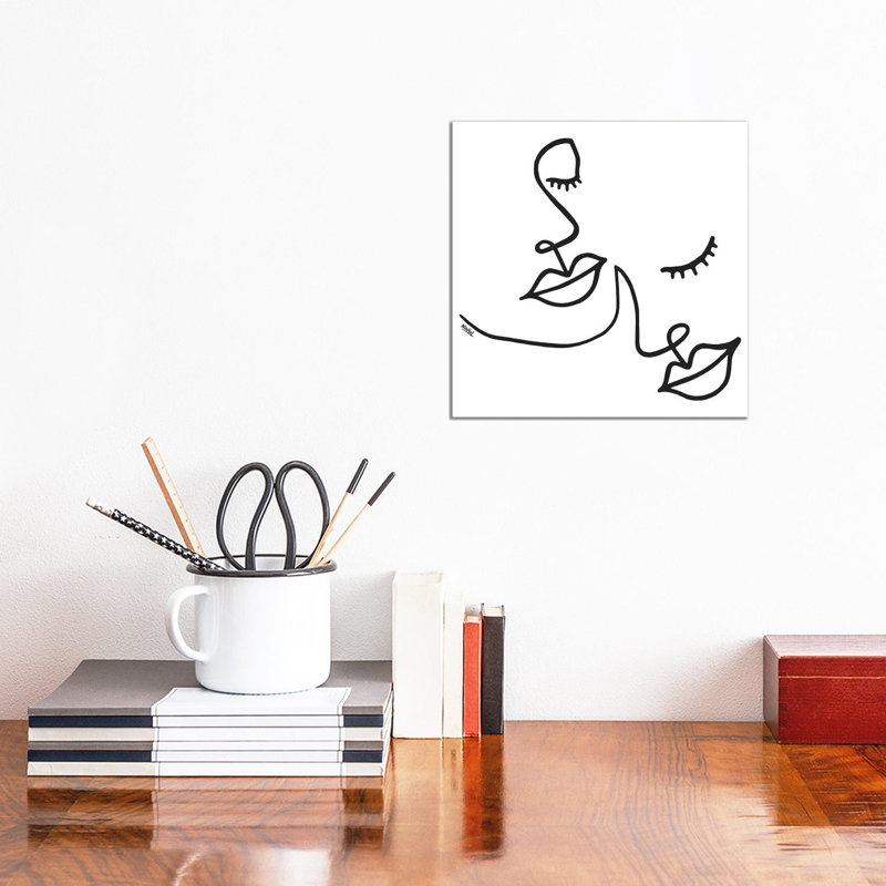 Cute by Ninhol - Wrapped Canvas Print, 30.48 cm H x 30.48 cm W