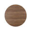 Table de salle à manger ronde en bois massif foncé noyer foncé-1555976022