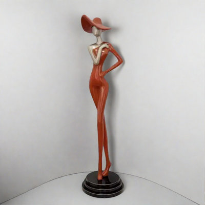 Simple Sculpture Art Figure Fiberglass Resin Decoration Item