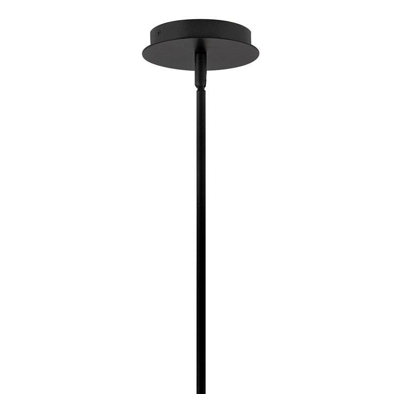 Luminaire suspendu 1 lumière Ombra, Noir, noir, noir, noir