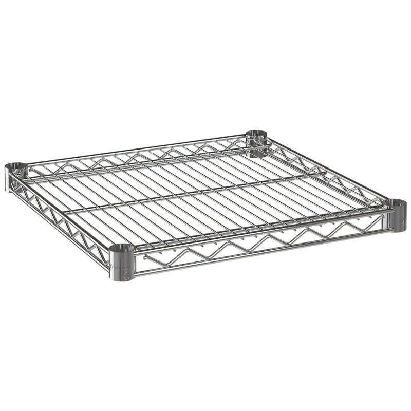 Wire Shelf, Chrome, 1" H x 18" W x 18" D