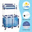 Support de rangement pour piscine avec grand support à nouilles