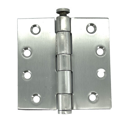 Deltana SS44U32D Stainless Steel Standard Mortise Door Hinge 4" Satin Stainless Steel - Pair