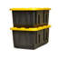 HOMZ Durabilt, bacs de rangement en plastique robustes avec couvercles-126282128-126251022