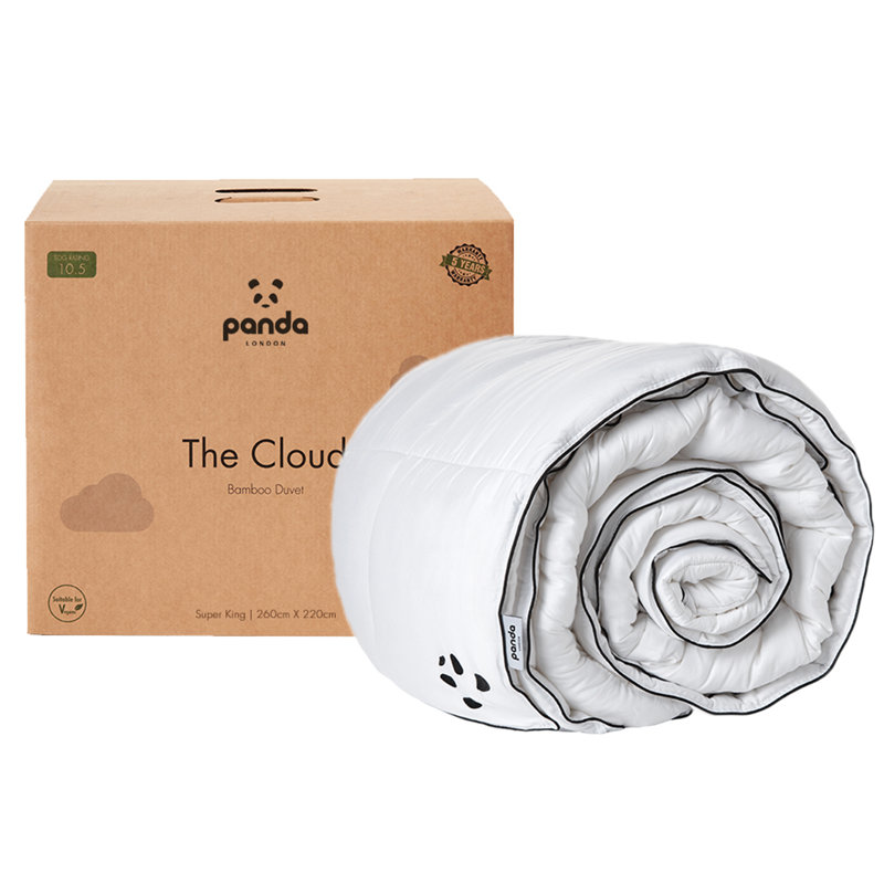 Panda The Cloud Duvet - 10.5 tog All Season - Hypoallergenic and Vegan Friendly, Single