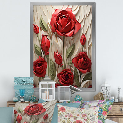 Red Rose Beauty - Roses Wall Art