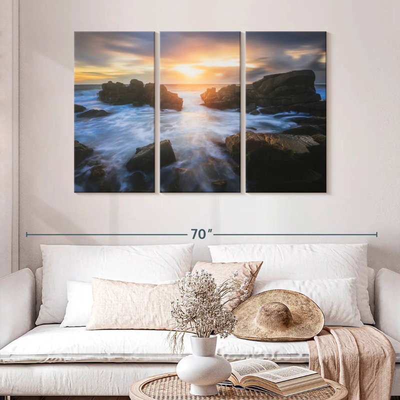 Gillard Sunset Beach In Phuket, 32" H x 50" W