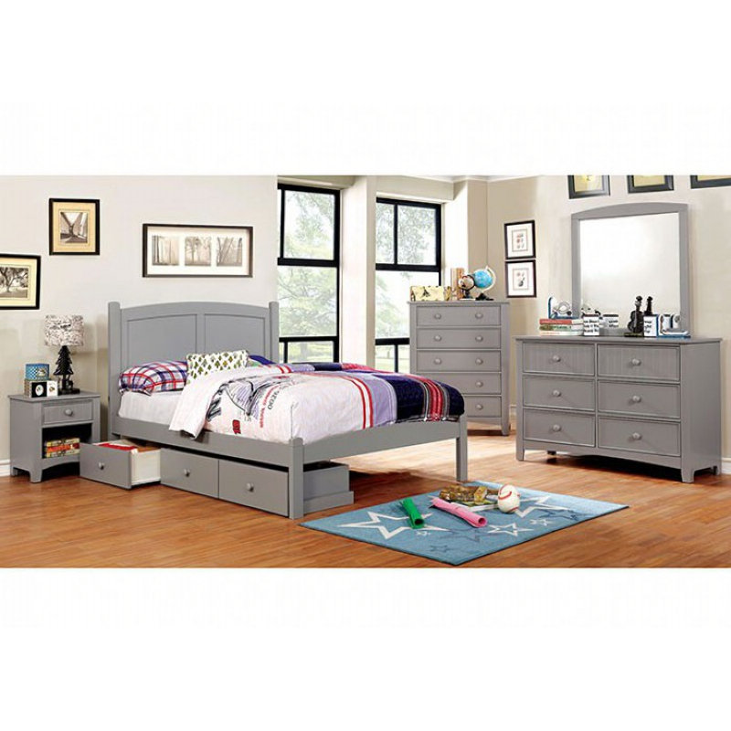Glenby Kids 6 - Drawer Dresser, Grey