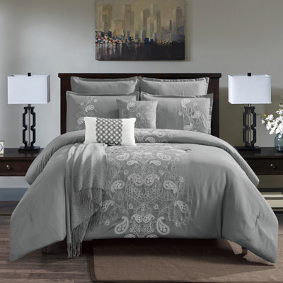 Ensemble d'édredon 8 pièces  Adelpho Luxury