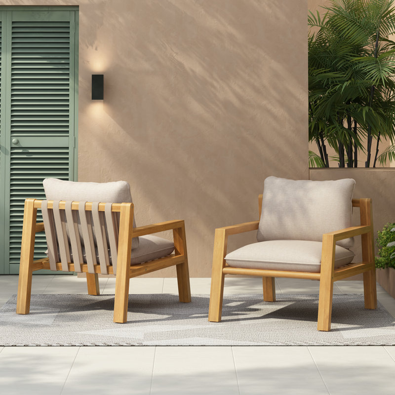 Chaise longue avec coussins Oris