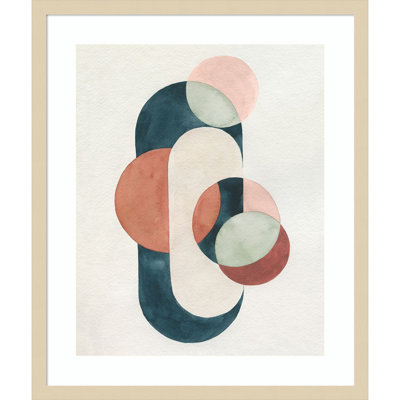 «Loops and Bonds II» par Grace Popp, impression sur bois encadrée