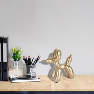 Creative Balloon Dog Statue Ornament (1Pcs) – Decorative Resin Sculpture For Bedroom, Study, Multiple Colors Available