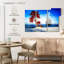 Arbre rouge Mehar et bateau-108162237