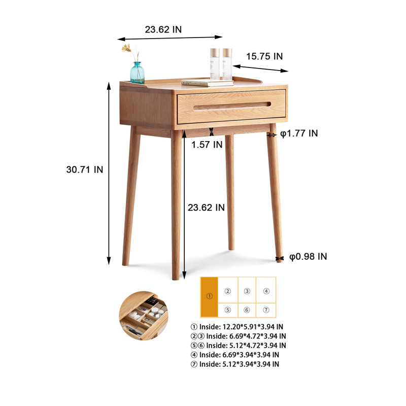 23.62'' L Breakroom Table