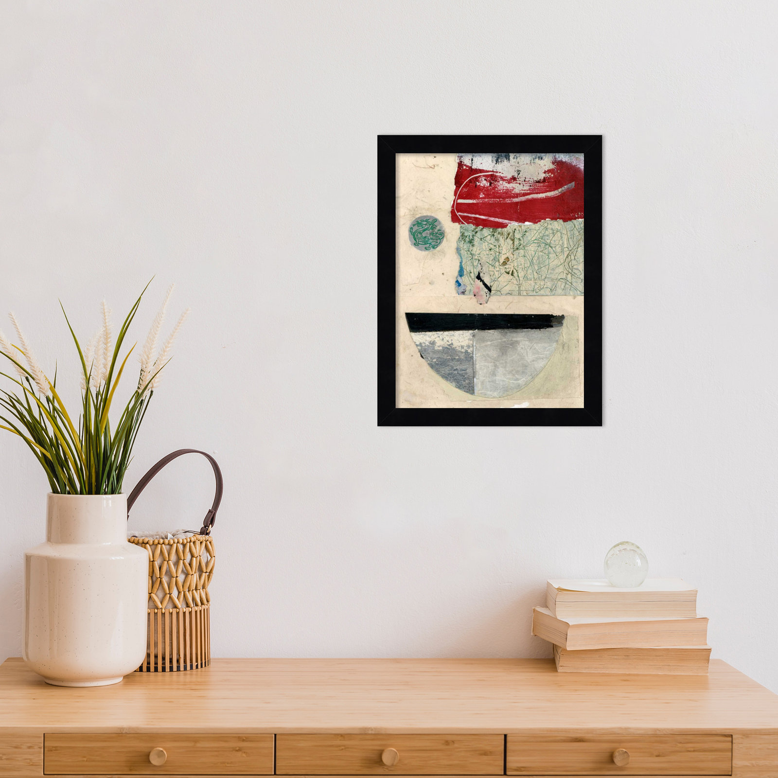 Fresno "Natural Elements No. 2" Print, 13" H x 10" W, Black