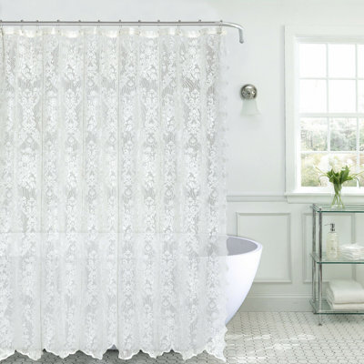 Exaucet Floral Shower Curtain