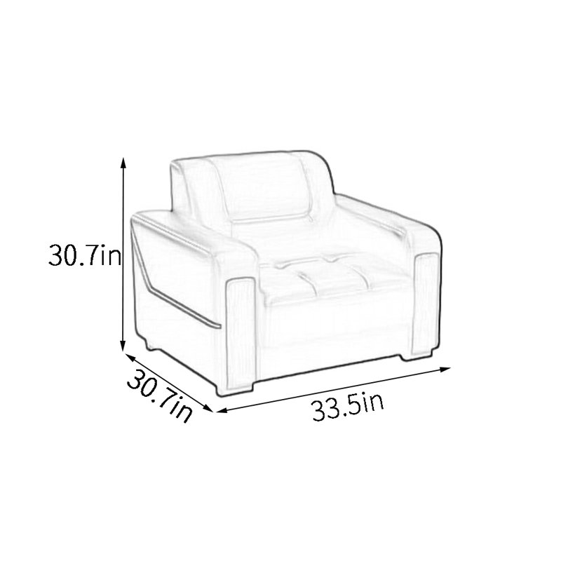 Modern classic comfortable accent chair