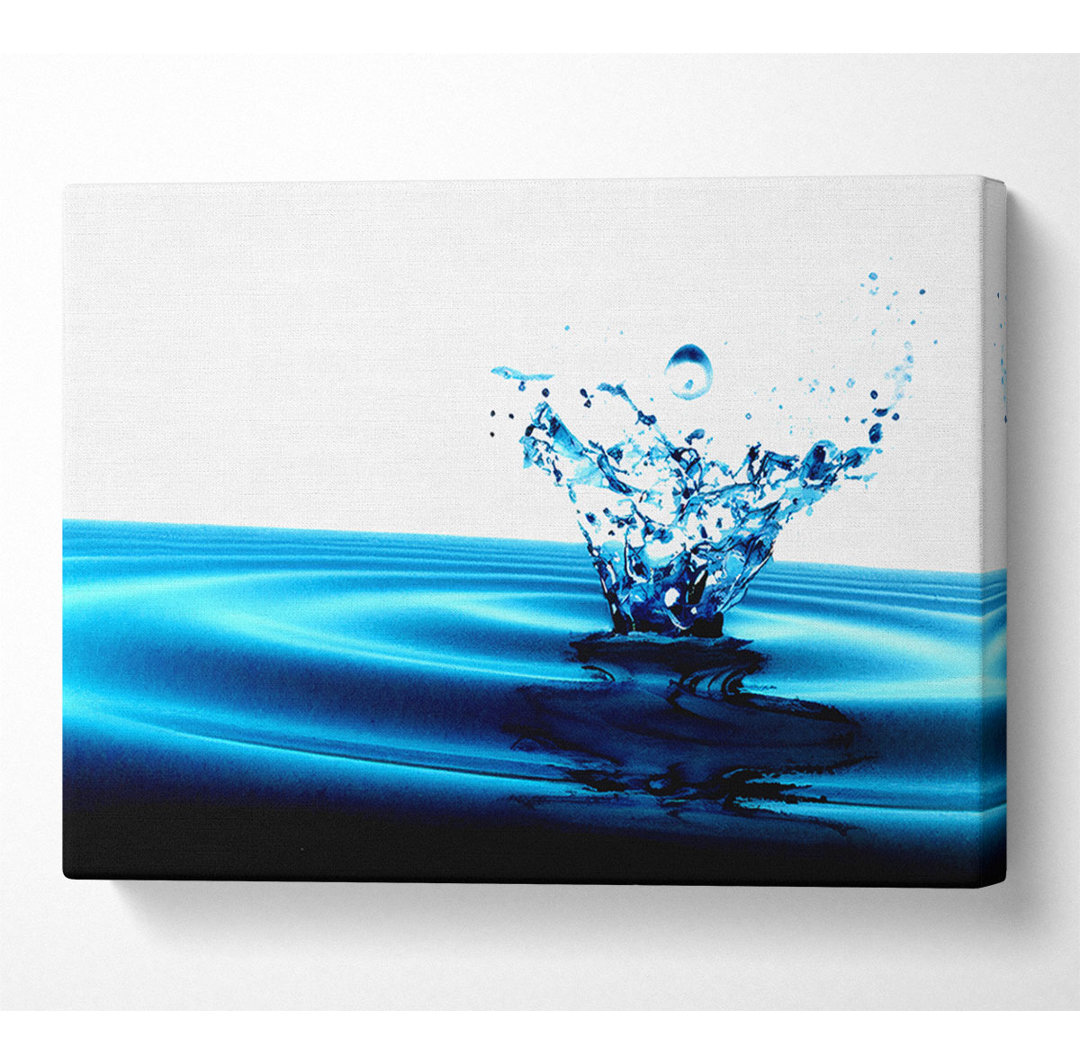 Kunstdruck Flow Of The Splash auf Leinwand