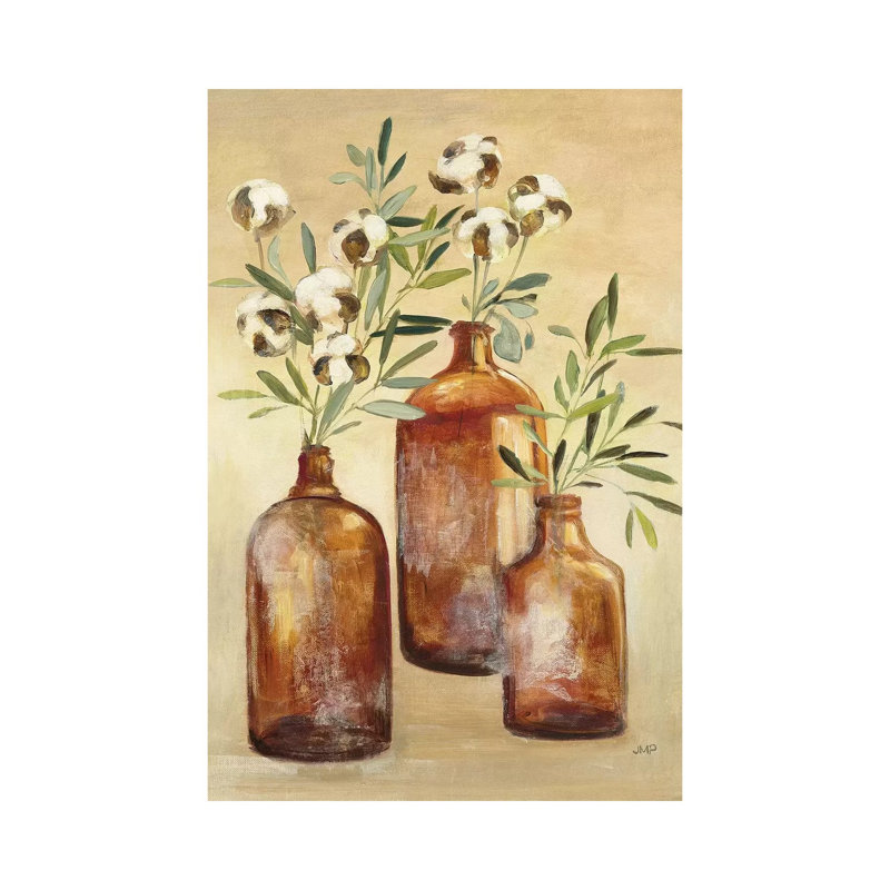 Cotton Still Life III by Julia Purinton - Wrapped Canvas Gallery-Wrapped Canvas Giclée, 66.04 cm H x 45.72 cm W