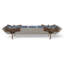 Porcelain Tray With Bronze Blue Willow