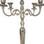 Bougeoir 5 lumières en aluminium et aluminium