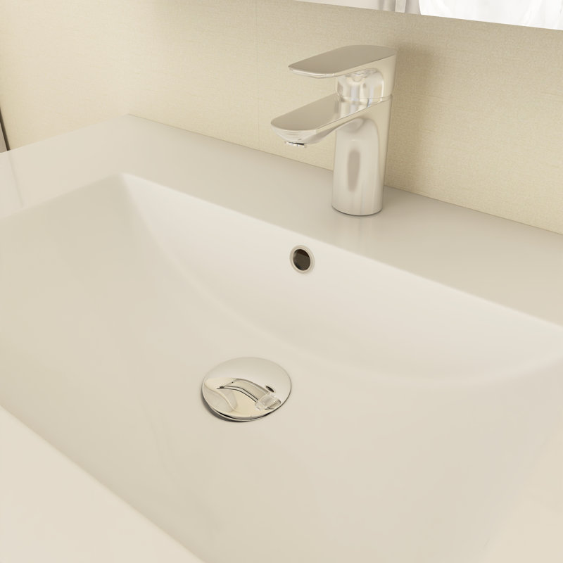 Meuble-lavabo simple 30 po avec plateau en résine Teagin