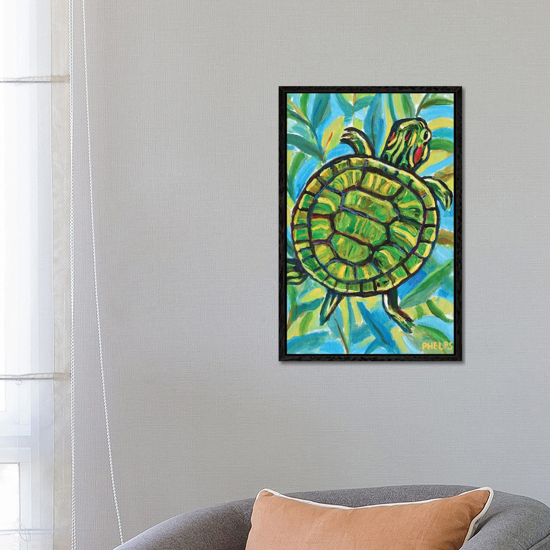 Slider Turtle von Robert Phelps - Gallery-Wrapped Canvas Giclée on Canvas