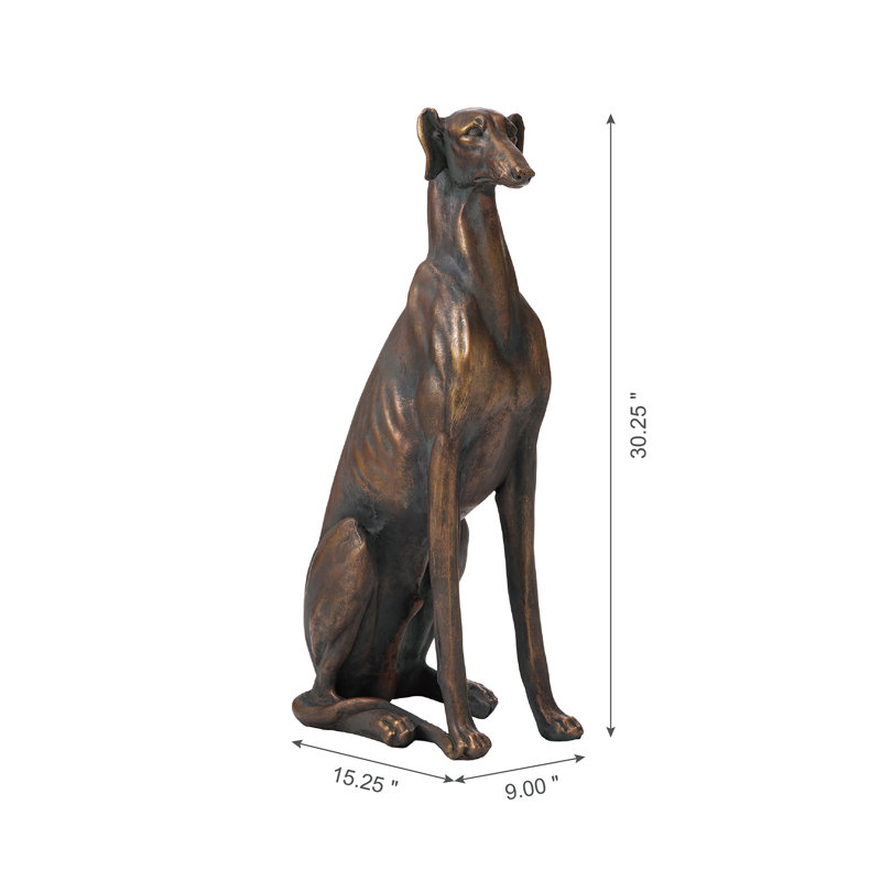 Statue de jardin Elgotra, H 30,25 po x l 9 po x P 15,25 po