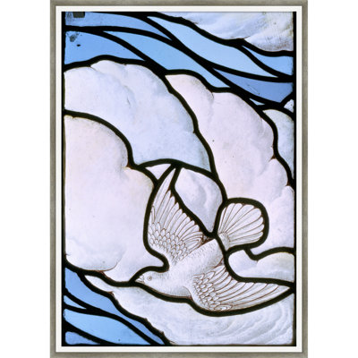 Dove Of Peace The Nursery 1886 by Edward Holmes Jewitt Framed Mounted Canvas Wall Art Print
